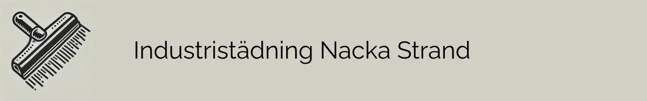 Industristädning Nacka Strand